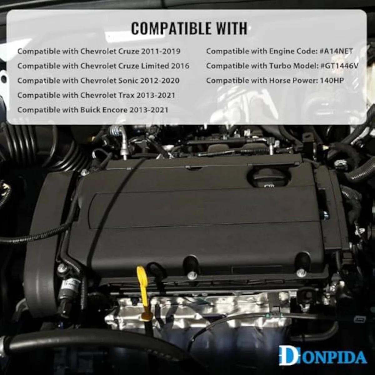 Donpida Turbo Charger Repair Kits Compatible with Chevy Chevrolet Cruze 2011-…