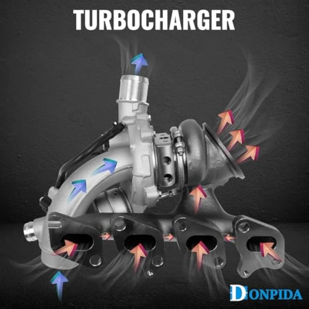 Donpida turbo charger repair kit — Cruze 1.4L cross-reference covering rebuild-component format with bundled gasket and bearing repair kit.