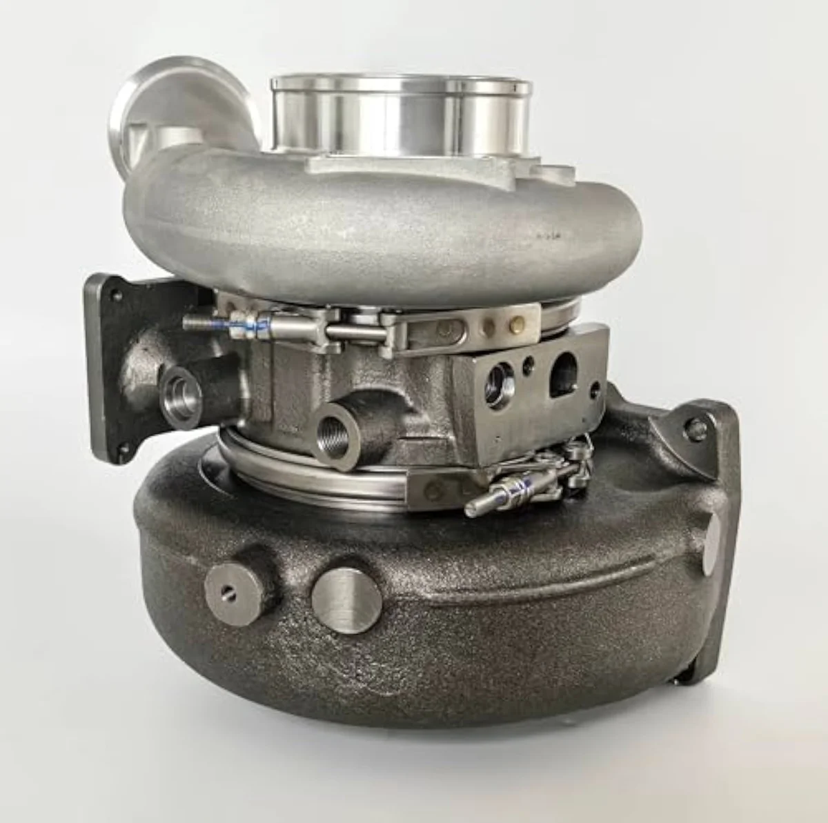 Holset HE351VE Cummins 6.7L variable-geometry diesel turbocharger — highest-volume HE-series application in the US Ram 2500/3500 install base.