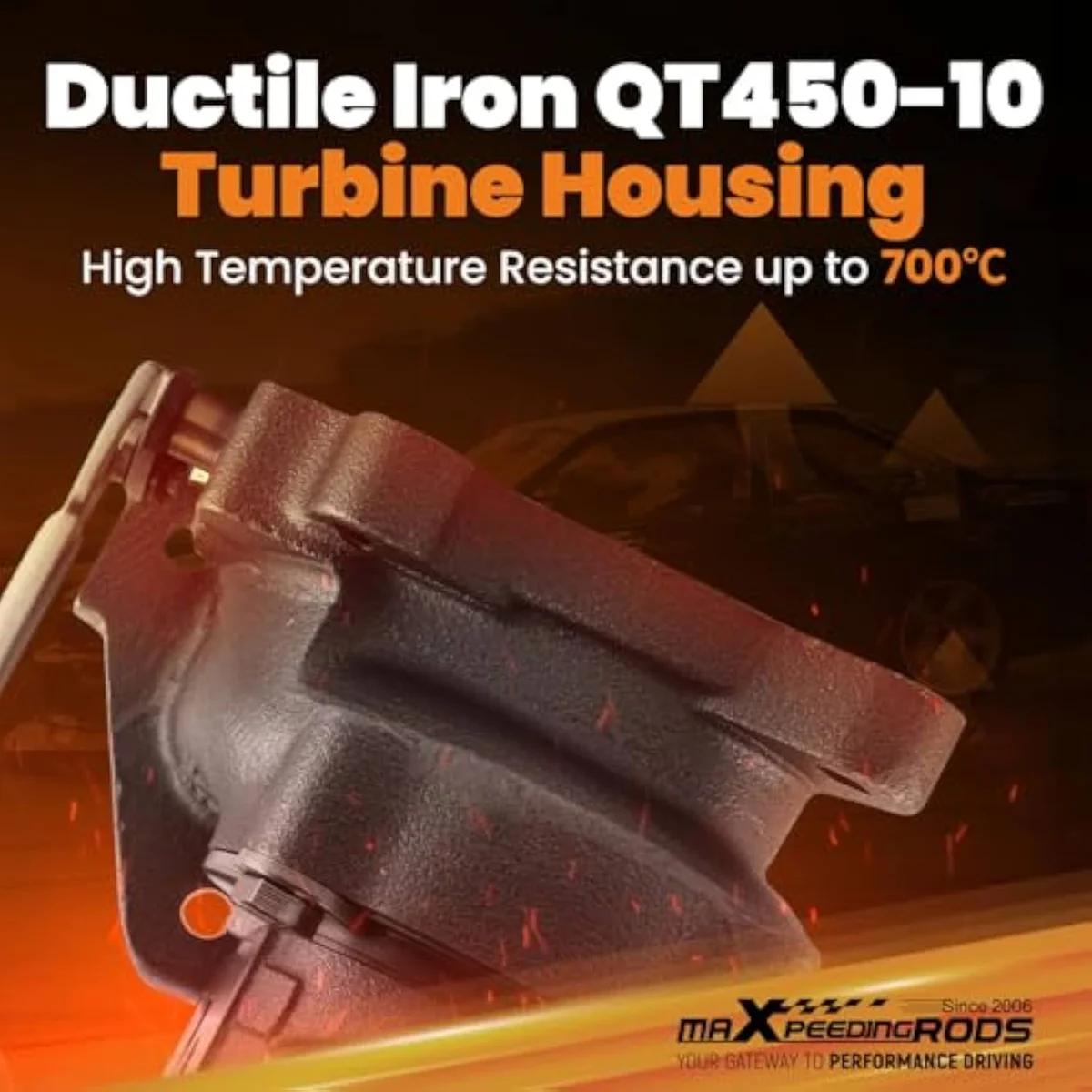 Maxpeedingrods VZ21 RHB31 — small-frame motorcycle / snowmobile / small-engine conversion turbocharger at $150-$300 budget tier.