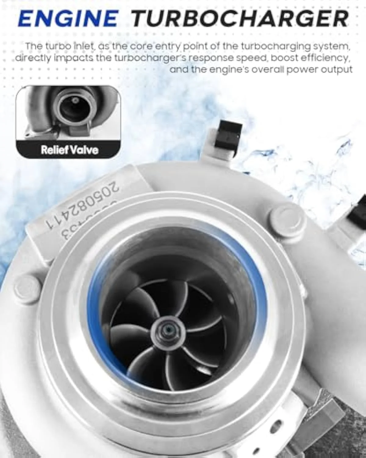DOFOCH HE400VG turbocharger for Cummins X15 — the Class-8 heavy-duty engine line, distinct from the 6.7L Ram pickup chain that dominates the rest of Cluster B.