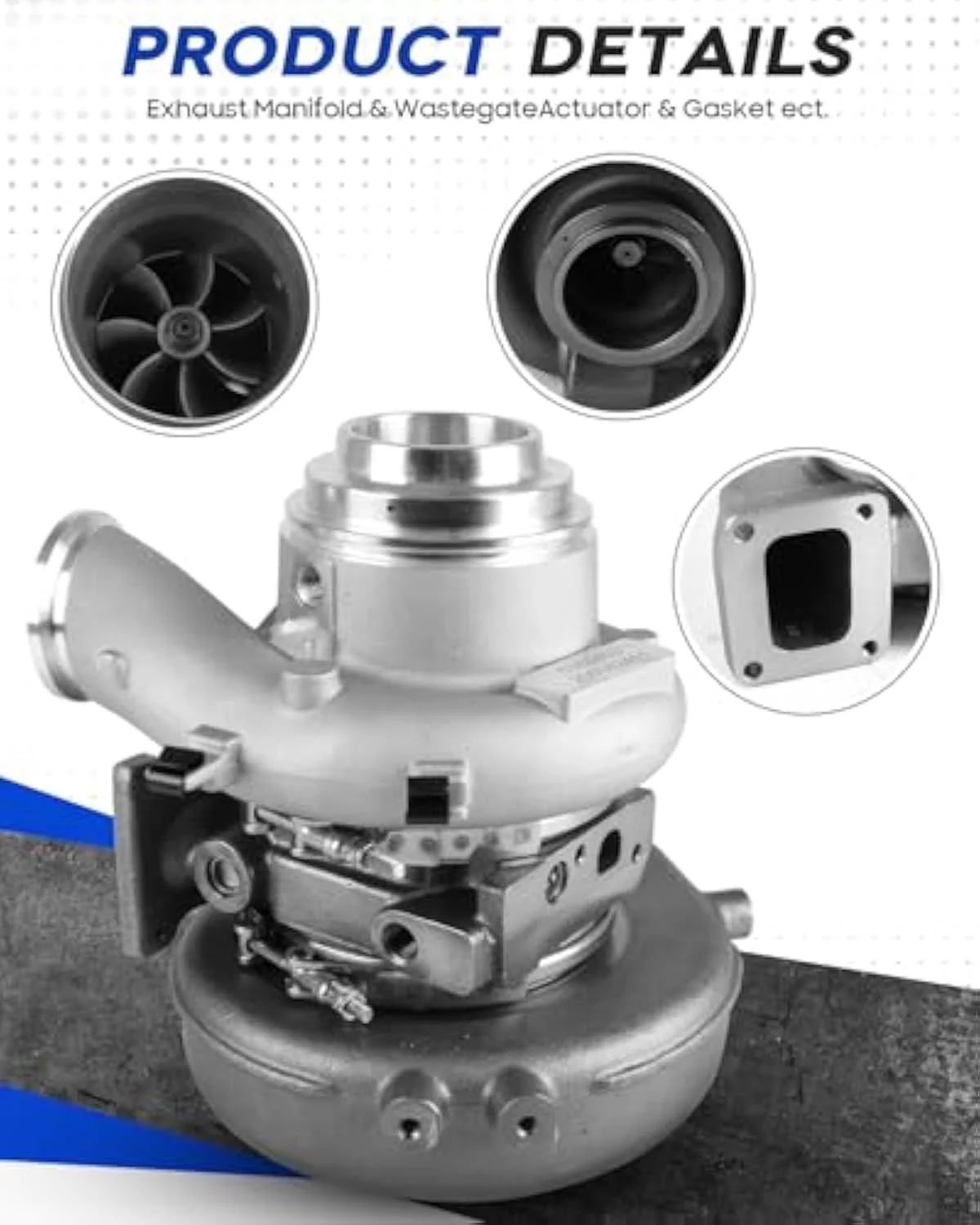 Cummins X15 Holset HE400VG variable-geometry turbocharger — Class-8 heavy-truck OE application across Freightliner, Peterbilt, Kenworth, and International chassis.