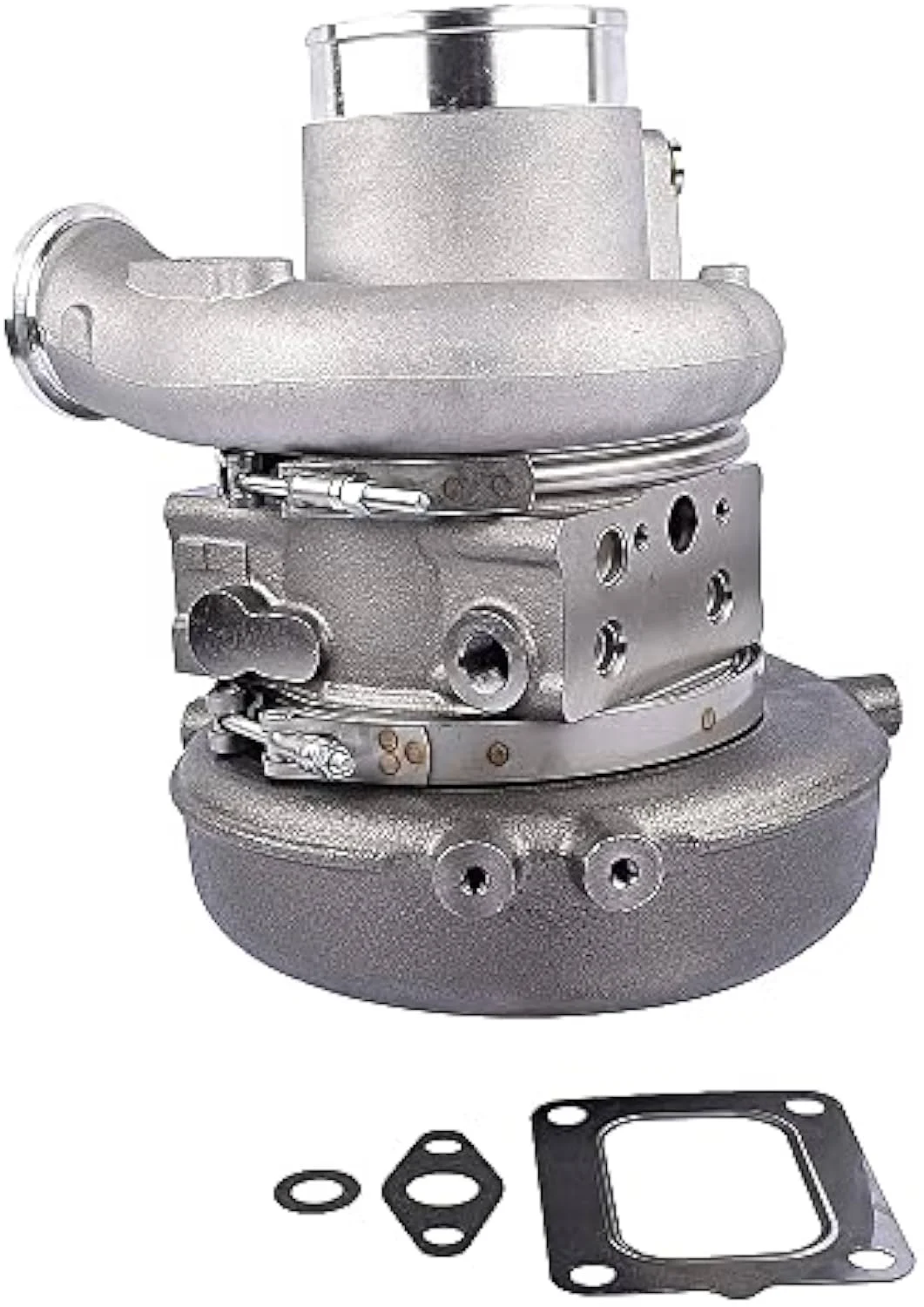 Weonefit Holset billet impeller — the CNC-machined blade geometry that replaces the OE cast-aluminum compressor wheel on Cummins ISX15 HE400VG / HE451VE applications.